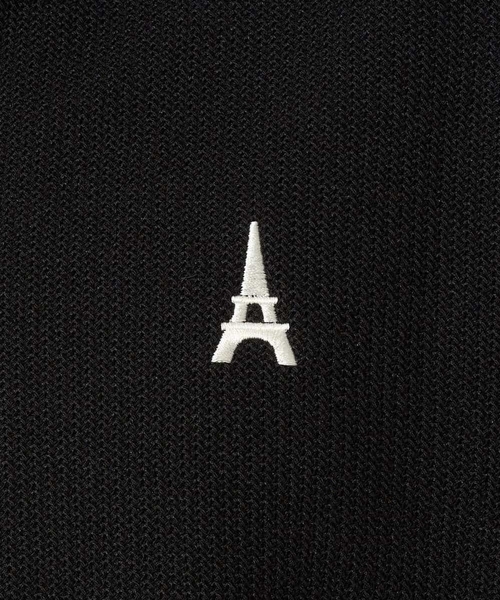 a.v.v(アーヴェヴェ)の「<ワンポイント刺繡が映える> ハニカムジャカードジャージーシャツ【イージーケア/洗濯機で洗える/遮熱/毛玉になりにくい】(シャツ/ブラウス・メンズ・グリーン/ブラック・48/46)」の22枚目の写真
