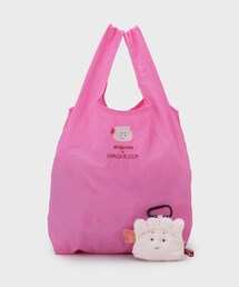 ◆【yum yum friends】フェイスチャーム付きエコバッグ
