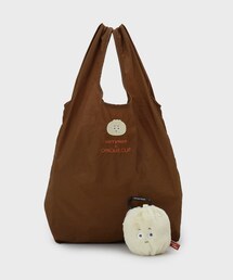 ◆【yum yum friends】フェイスチャーム付きエコバッグ