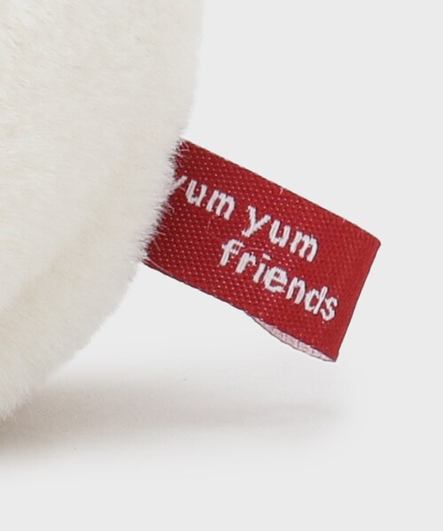 OPAQUE.CLIP（オペークドットクリップ）の「◆【yum yum friends】フェイスチャーム付きエコバッグ（エコバッグ/サブバッグ・レディース・ブラック/ブラウン系その他/スモーキーグリーン系/ピンク系・00）」の8枚目の写真