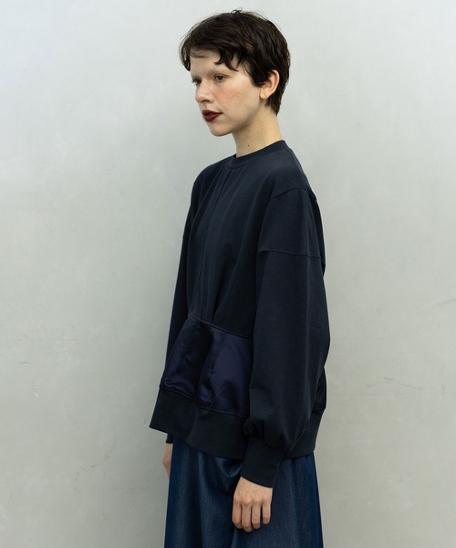 MARECHAL TERRE(マルシャルテル)の「裾デザイントップス(Tシャツ/カットソー・レディース・グレー/ブラック/ネイビー/オフホワイト・MEDIUM)」の5枚目の写真