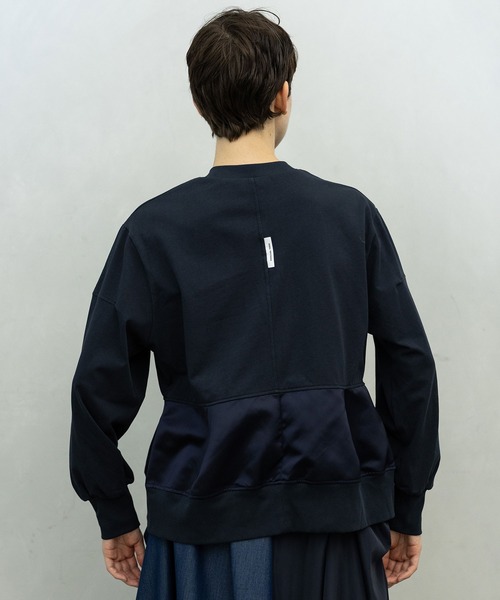 MARECHAL TERRE(マルシャルテル)の「裾デザイントップス(Tシャツ/カットソー・レディース・グレー/ブラック/ネイビー/オフホワイト・MEDIUM)」の6枚目の写真