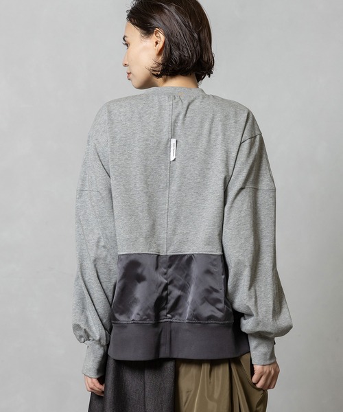 MARECHAL TERRE(マルシャルテル)の「裾デザイントップス(Tシャツ/カットソー・レディース・グレー/ブラック/ネイビー/オフホワイト・MEDIUM)」の11枚目の写真