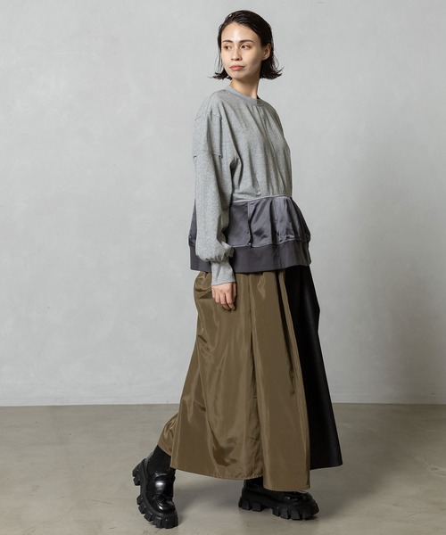 MARECHAL TERRE(マルシャルテル)の「裾デザイントップス(Tシャツ/カットソー・レディース・グレー/ブラック/ネイビー/オフホワイト・MEDIUM)」の13枚目の写真