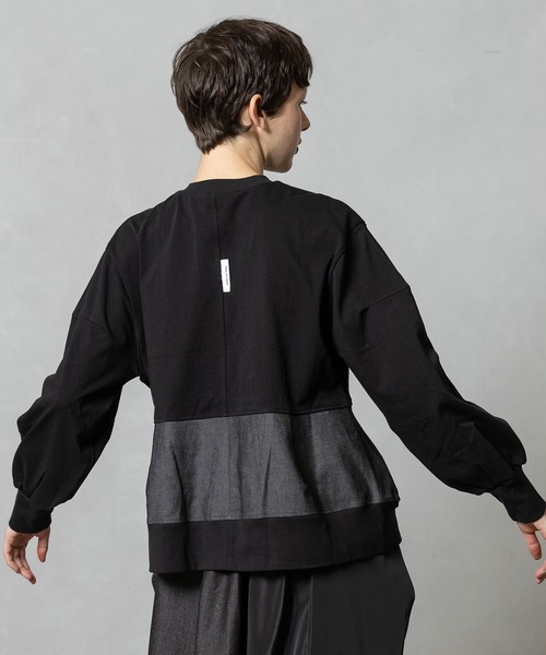 MARECHAL TERRE(マルシャルテル)の「裾デザイントップス(Tシャツ/カットソー・レディース・グレー/ブラック/ネイビー/オフホワイト・MEDIUM)」の20枚目の写真