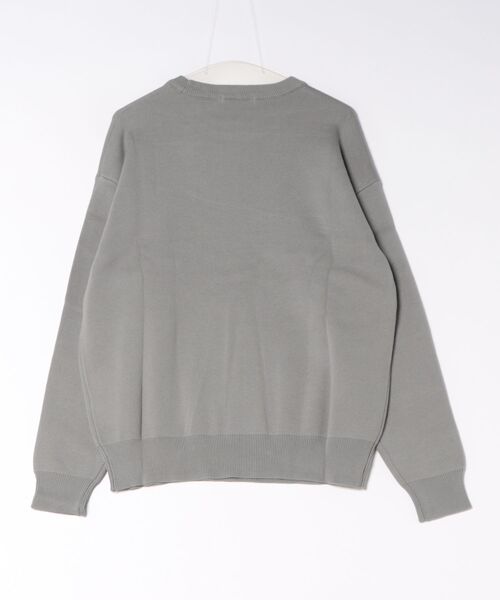VIBGYOR(ヴィブジョー)の「【Bls】 【ZM】【Bling Leads】カレッジロゴ クルー/N ニット(BL)(ニット/セーター・メンズ・ブラック/ベージュ/グレー・FREE)」の6枚目の写真