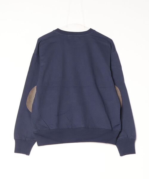 ONE DAY KMC (ワンデイケーエムシー)の「BEVERLY HILLS POLO CLUB / エルボーパッチ付き天竺ロンT(BHPC) / 6487-0764(Tシャツ/カットソー・メンズ・ナチュラル/ブラック/ネイビー・MEDIUM)」の4枚目の写真