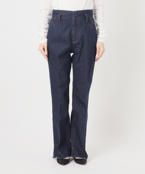 Spick & Span（スピックアンドスパン）の「《40周年 / 》5 1/2 40th BEAUTY-LINE DENIM（デニムパンツ・レディース・ネイビー・27/29/28）」の8枚目の写真