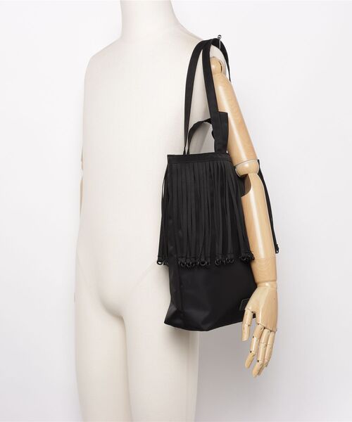 BAICYCLON by Bagjack(バイシクロン バイ バグジャック)の「【BAICYCLON】TAPE FRINGE TOTE BAG BCL-127(トートバッグ・メンズ・ブラック・FREE)」の7枚目の写真