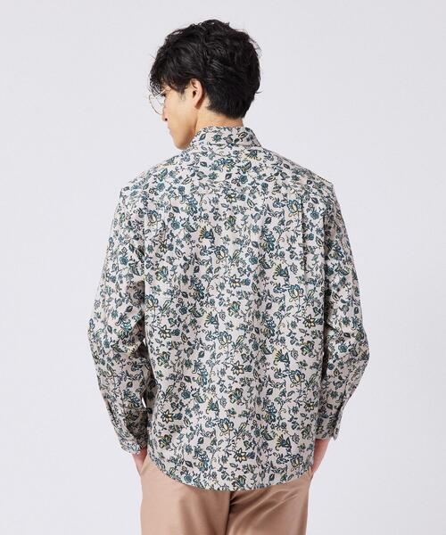 TAKEO KIKUCHI(タケオキクチ)の「【LIMITED】フラワープリントシャツ(シャツ/ブラウス・メンズ・ブラック系3/ベージュ系3/ネイビー系3・01/02/03/04)」の14枚目の写真