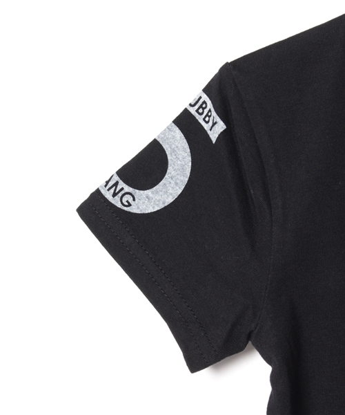 CHUBBYGANG（チャビーギャング）の「バラ柄スカルアップリケ半袖Tシャツ（Tシャツ/カットソー・キッズ・ホワイト/ブラック/パープル・120/100/110/130/90/80）」の8枚目の写真