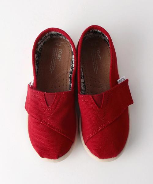 TOMS（トムス）の「【TOMS(トムス)】 CLASSICS 14cm-17cm◆（スニーカー・キッズ・レッド/ネイビー・14cm/15cm/17cm/16cm）」の8枚目の写真