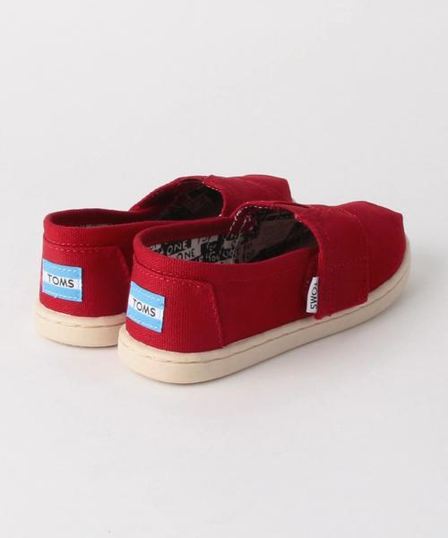 TOMS（トムス）の「【TOMS(トムス)】 CLASSICS 14cm-17cm◆（スニーカー・キッズ・レッド/ネイビー・14cm/15cm/17cm/16cm）」の5枚目の写真