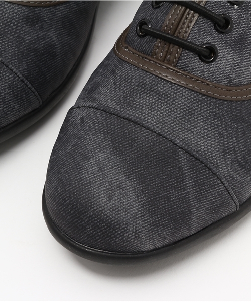 Noubel Voug Relax（ヌーベルヴォーグリラックス）の「Noubel Voug Relax(ヌーベル　ヴォーグ　リラックス)/生活防水　レースアップ調フラットスニーカーパンプス（レインシューズ・レディース・アイボリー/ブラック/ネイビー・S/M/LL/L）」の11枚目の写真