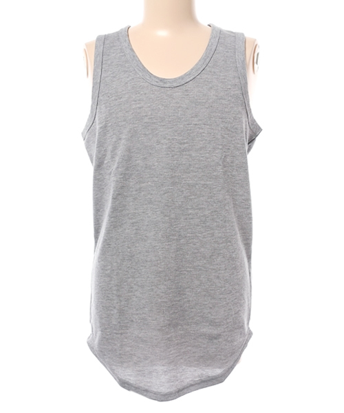 VENCEEXCHANGE(ヴァンスエクスチェンジ)の「ワッフルタンクトップ (タンクトップ・メンズ・ブラック/オフホワイト/グレー・LARGE/MEDIUM)」の3枚目の写真