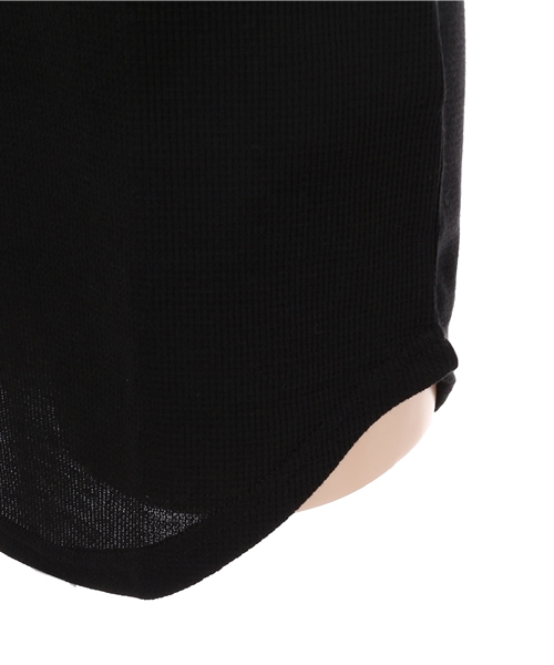 VENCEEXCHANGE(ヴァンスエクスチェンジ)の「ワッフルタンクトップ (タンクトップ・メンズ・ブラック/オフホワイト/グレー・LARGE/MEDIUM)」の6枚目の写真