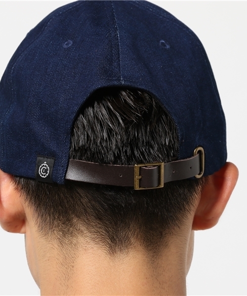 CABALLERO（キャバレロ）の「CABALLERO SHORT VISOR CAP VERIN CORDURA DENIM BLUE（キャップ・メンズ・インディゴブルー・FREE）」の4枚目の写真