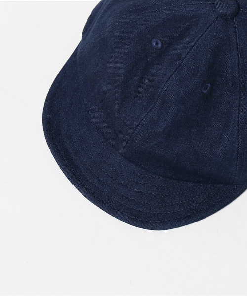 CABALLERO（キャバレロ）の「CABALLERO SHORT VISOR CAP VERIN CORDURA DENIM BLUE（キャップ・メンズ・インディゴブルー・FREE）」の5枚目の写真