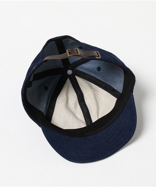 CABALLERO（キャバレロ）の「CABALLERO SHORT VISOR CAP VERIN CORDURA DENIM BLUE（キャップ・メンズ・インディゴブルー・FREE）」の6枚目の写真