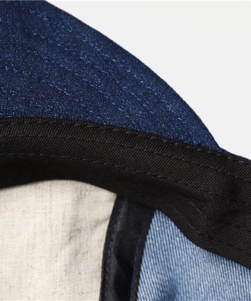 CABALLERO（キャバレロ）の「CABALLERO SHORT VISOR CAP VERIN CORDURA DENIM BLUE（キャップ・メンズ・インディゴブルー・FREE）」の7枚目の写真