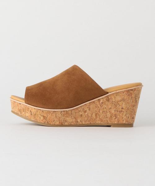 Another Edition（アナザーエディション）の「スウェードウェッジサンダル/AEBC SUED WDG SNDL●（サンダル・レディース・ブラック/ブラウン・LARGE/MEDIUM/SMALL）」の4枚目の写真