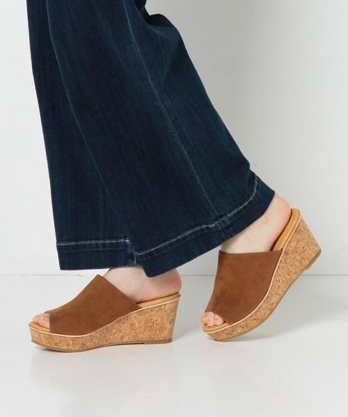 Another Edition（アナザーエディション）の「スウェードウェッジサンダル/AEBC SUED WDG SNDL●（サンダル・レディース・ブラック/ブラウン・LARGE/MEDIUM/SMALL）」の9枚目の写真