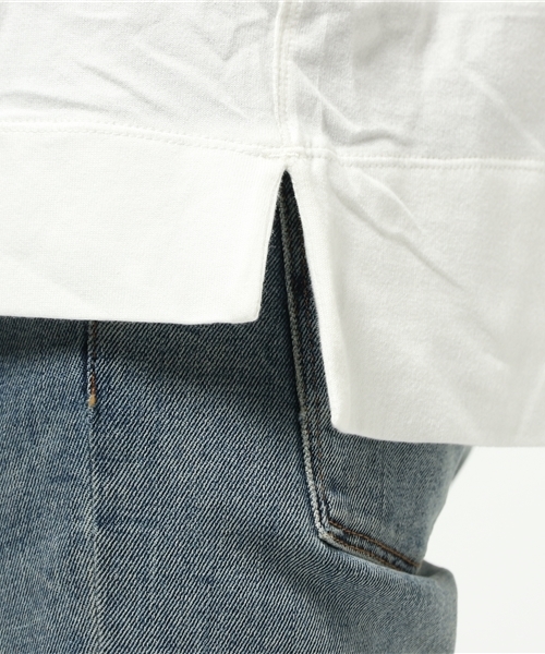 STUDIOUS（ステュディオス）の「【STUDIOUS】オーバーサイズポケットTEE（Tシャツ/カットソー・メンズ・ブラック/カーキ/ベージュ/ホワイト/ネイビー/バーガンディー・1/2）」の13枚目の写真