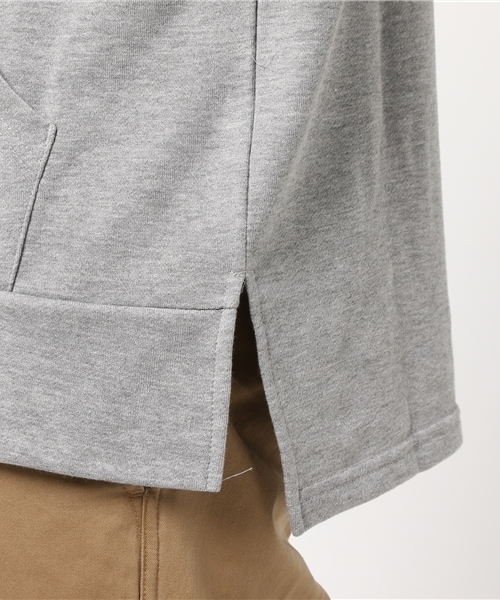 VENCEEXCHANGE（ヴァンスエクスチェンジ）の「【BITTER 1月号 掲載商品】裏毛袖プリントパーカープルオーバー              （パーカー・メンズ・グレー/ブラック・MEDIUM/LARGE）」の8枚目の写真