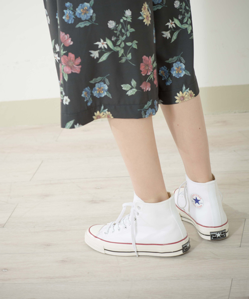 Denime(ドゥニーム)の「花柄スカンツ(その他パンツ・レディース・ブラック/ホワイト・FREE)」の11枚目の写真