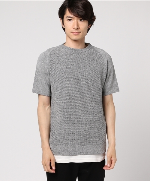 ivory court（アイボリーコート）の「700 ラグランブークレ2INSET◆（Tシャツ/カットソー・メンズ・グレー/ネイビー/グリーン・MEDIUM/LARGE）」の10枚目の写真