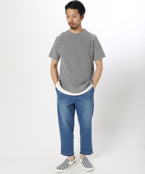 ivory court（アイボリーコート）の「700 ラグランブークレ2INSET◆（Tシャツ/カットソー・メンズ・グレー/ネイビー/グリーン・MEDIUM/LARGE）」の12枚目の写真