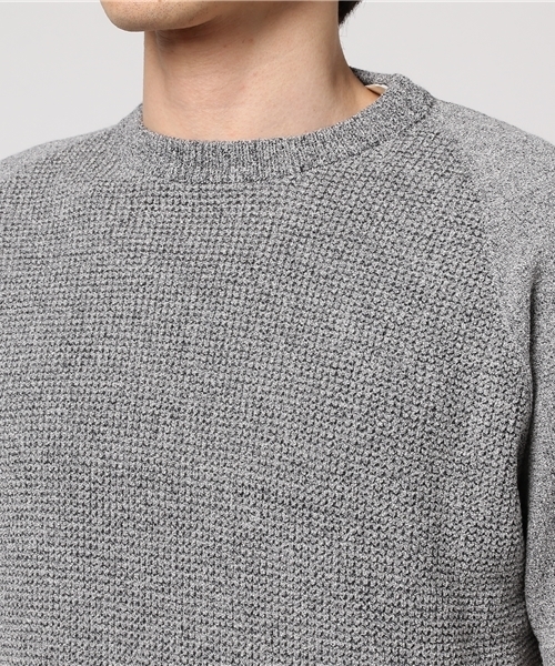 ivory court（アイボリーコート）の「700 ラグランブークレ2INSET◆（Tシャツ/カットソー・メンズ・グレー/ネイビー/グリーン・MEDIUM/LARGE）」の6枚目の写真