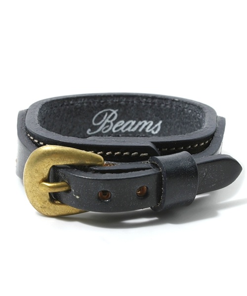 BEAMS(ビームス)の「BEAMS / ブライドルブレス(ブレスレット・メンズ・ダークブラウン/ネイビー・ONE SIZE)」の2枚目の写真
