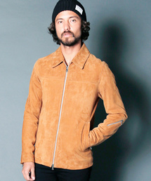 Magine | GOAT SUEDE LEATHER SINGLE RIDERS JKT:ゴートスウェード レザーシングルライダース(ライダースジャケット)