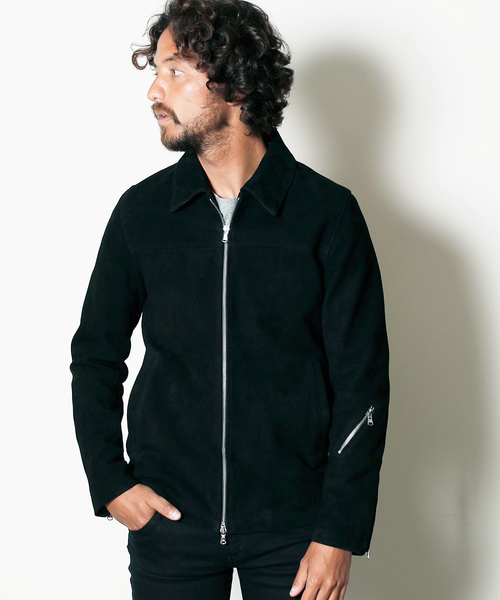 Magine SUEDE LEATHER SINGLE RIDERS JKT