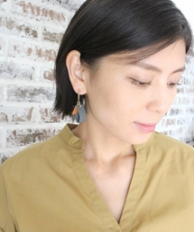 ottilie | 合皮配色ピアス(ピアス（両耳用）)