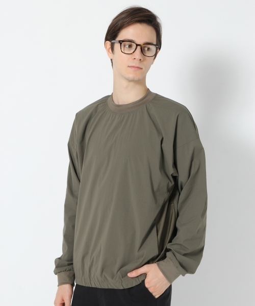 GLOBAL WORK（グローバルワーク）の「【抜群のストレッチ】シンセティックプルオーバーシャツ/761874（シャツ/ブラウス・メンズ・カーキ/ブラック・X-LARGE/LARGE/SMALL/MEDIUM）」の8枚目の写真