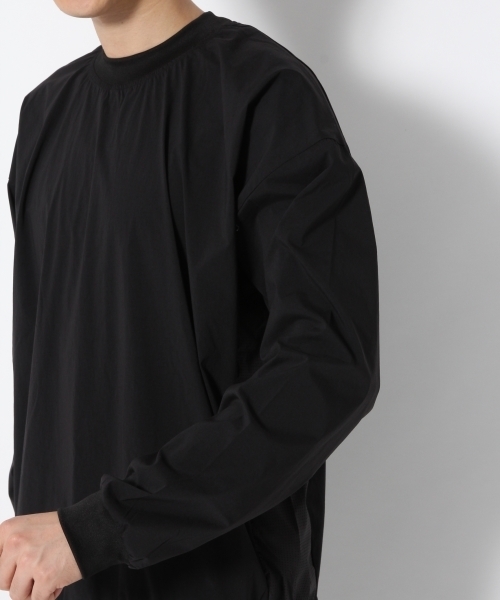 GLOBAL WORK（グローバルワーク）の「【抜群のストレッチ】シンセティックプルオーバーシャツ/761874（シャツ/ブラウス・メンズ・カーキ/ブラック・X-LARGE/LARGE/SMALL/MEDIUM）」の3枚目の写真