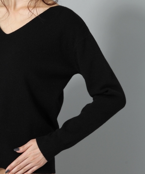 Andemiu（アンデミュウ）の「アクセツキソウバリニットプルオーバー771202（ニット/セーター・レディース・ピンク/グリーン/ブラック/ライトグレー/マスタード/ライトブルー/クリアブルー/ナチュラル/ラベンダー・FREE）」の18枚目の写真