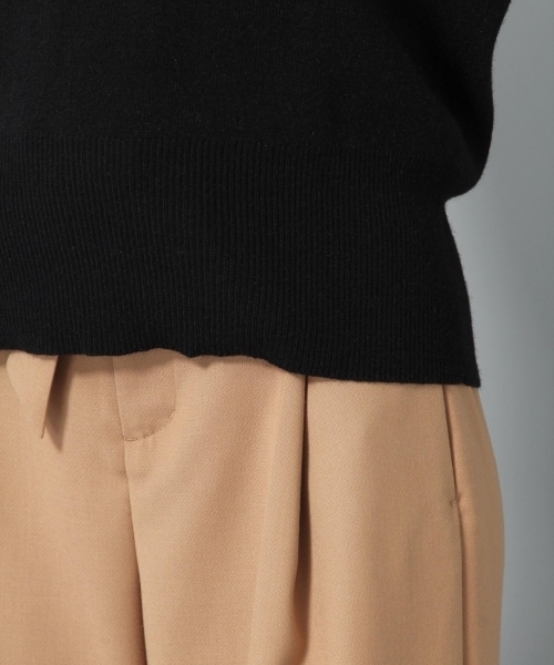 Andemiu（アンデミュウ）の「アクセツキソウバリニットプルオーバー771202（ニット/セーター・レディース・ピンク/グリーン/ブラック/ライトグレー/マスタード/ライトブルー/クリアブルー/ナチュラル/ラベンダー・FREE）」の12枚目の写真