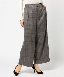 RIVE DROITE | グレンチェックストレートワイドパンツ(その他パンツ)