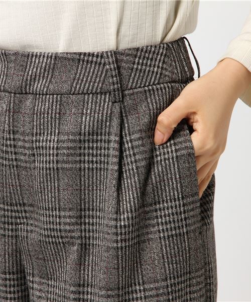 RIVE DROITE(リヴドロワ)の「グレンチェックストレートワイドパンツ(その他パンツ・レディース・その他20・36/38)」の2枚目の写真