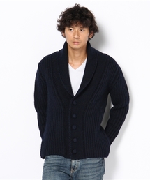 【新品・定価2.3万】Argeade Rivival（アルジェアーデ リバイバル）ワイドカラーシャツ LL ネイビー 麻100％ 伊製【STRASBURGO BEAMS】 International Gallery BEAMS（インターナショナルギャラリー