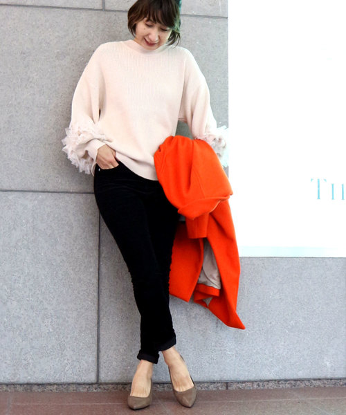 salle de bal（サルデバル）の「ビーガンレザー ポインテッドパンプス（パンプス・レディース・ブラック/グレイッシュベージュ・L/M/S）」の12枚目の写真