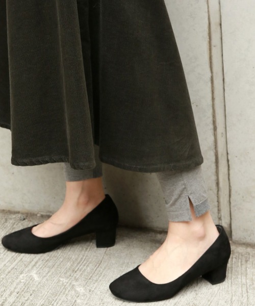 LAKOLE(ラコレ)の「天竺ペチパンツ / LAKOLE(レギンス/スパッツ・レディース・チャコール/ブラック・2/3)」の1枚目の写真