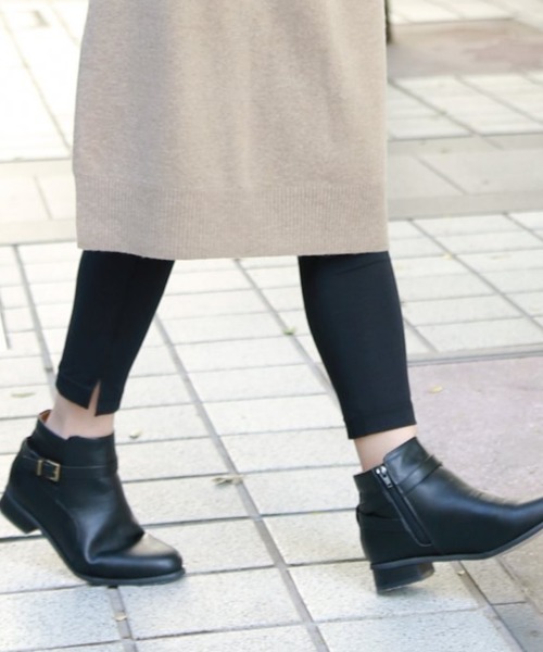 LAKOLE(ラコレ)の「天竺ペチパンツ / LAKOLE(レギンス/スパッツ・レディース・チャコール/ブラック・2/3)」の2枚目の写真