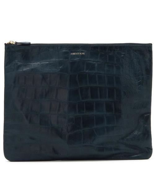 UNITED ARROWS（ユナイテッドアローズ）の「＜BARDOT ROSE(バルドロゼ＞ ジェントルクロコ BIG クラッチ† ◆¨（クラッチバッグ・レディース・ホワイト/ブラック/ベージュ/ピンク/イエロー/ロイヤルブルー/グレー/オレンジ/ネイビー/その他1/コバルトブルー/オフホワイト/ダークグレー/ワインレッド/その他2/ゴールド/その他3/その他4/その他5・フリー）」の17枚目の写真