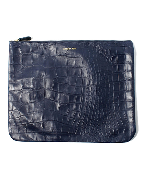 UNITED ARROWS（ユナイテッドアローズ）の「＜BARDOT ROSE(バルドロゼ＞ ジェントルクロコ BIG クラッチ† ◆¨（クラッチバッグ・レディース・ホワイト/ブラック/ベージュ/ピンク/イエロー/ロイヤルブルー/グレー/オレンジ/ネイビー/その他1/コバルトブルー/オフホワイト/ダークグレー/ワインレッド/その他2/ゴールド/その他3/その他4/その他5・フリー）」の8枚目の写真