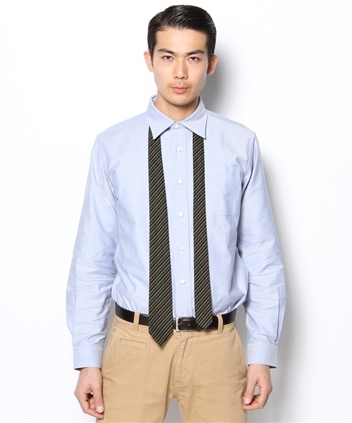 BEAMS（ビームス）の「○E/E OX TIEｼｬﾂ（シャツ/ブラウス・メンズ・サックスブルー・MEDIUM/LARGE）」の2枚目の写真