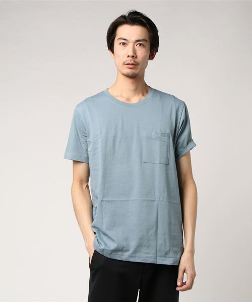 Nudie Jeans(ヌーディージーンズ)の「Kurt(Tシャツ/カットソー・メンズ・ライトブルー/イエロー/ダークカーキ/カーキ/ブラック/グレー・MEDIUM/X-SMALL/LARGE/SMALL)」の6枚目の写真